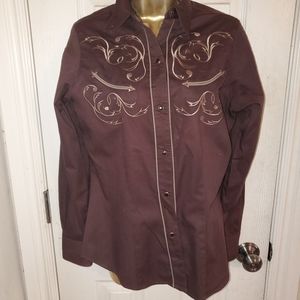 Vintage Roper Classic Pearl Snap Western Top